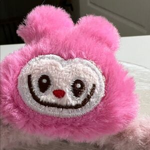 Source Unknown Pink Fuzzy Hair Accessory